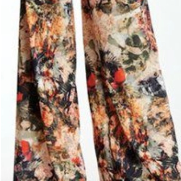 NWT Alice + Olivia wide leg jungle safari print pants size 10 - Picture 2 of 7